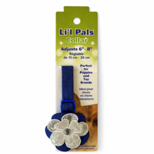 Collar para cachorros con flor decorativa