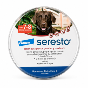 Collar Antipulgas SERESTO para Perros Medianos y Grandes